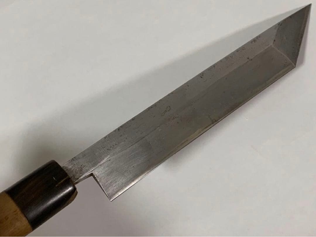 正千代 純日本鋼 正本系 鰻裂包丁 22cm