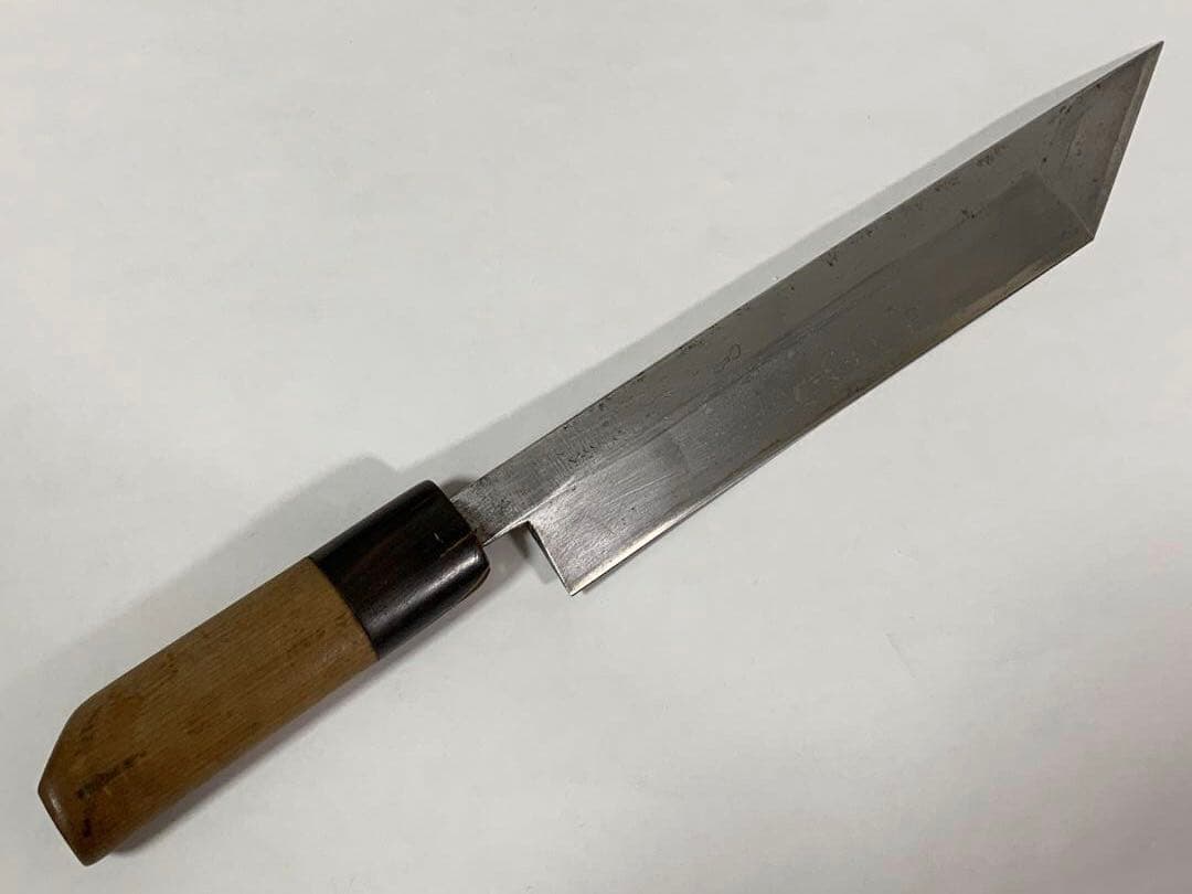 正千代 純日本鋼 正本系 鰻裂包丁 22cm