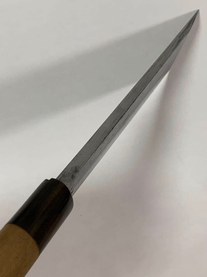 正千代 純日本鋼 正本系 鰻裂包丁 22cm