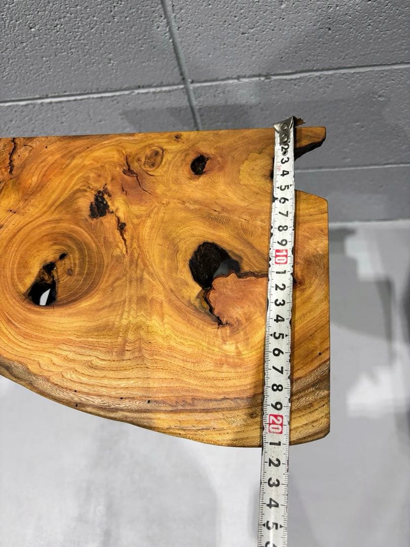 欅サイドテーブル　コーヒーテーブル　ナイトテーブル　観葉植物置き台