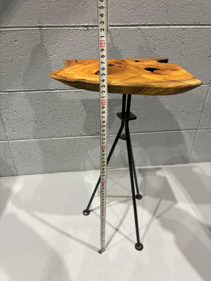 欅サイドテーブル　コーヒーテーブル　ナイトテーブル　観葉植物置き台