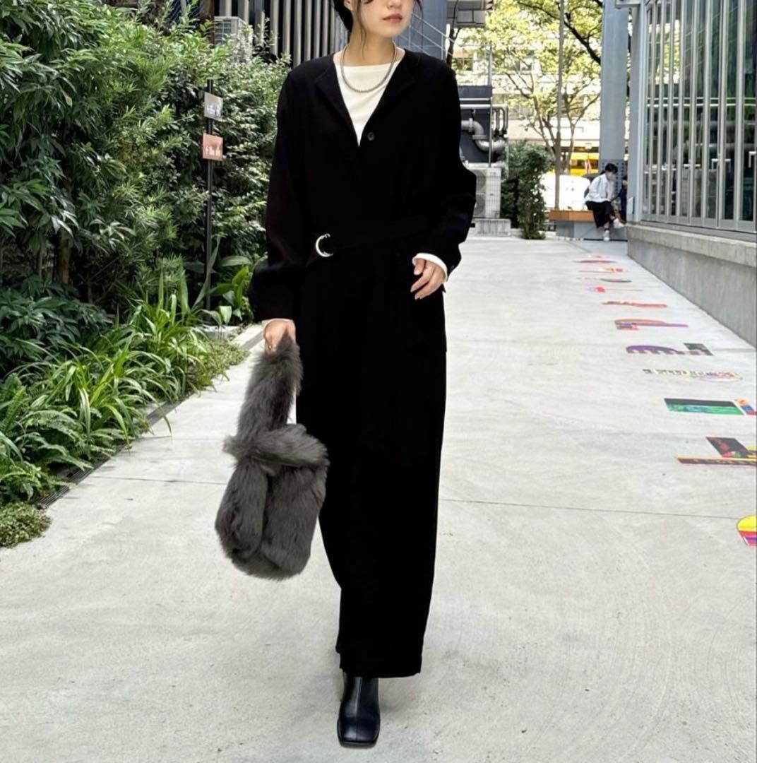 【THE PAUSE】 ダブルクロスジャンプスーツ