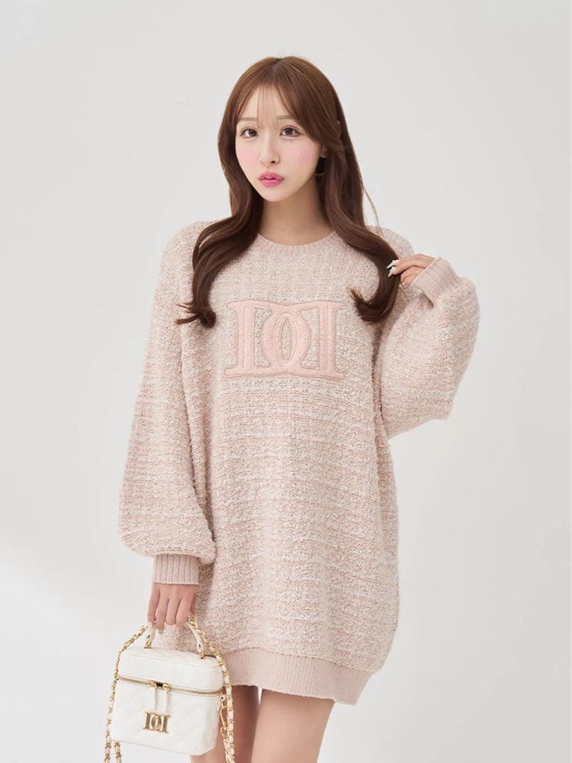 Drich DDロゴツイードニットプルオーバー