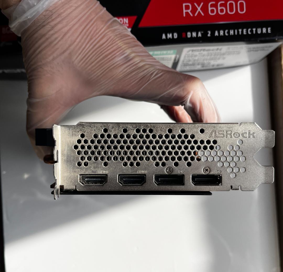 ASRock Radeon RX 6600 Challenger8GB付属品完備