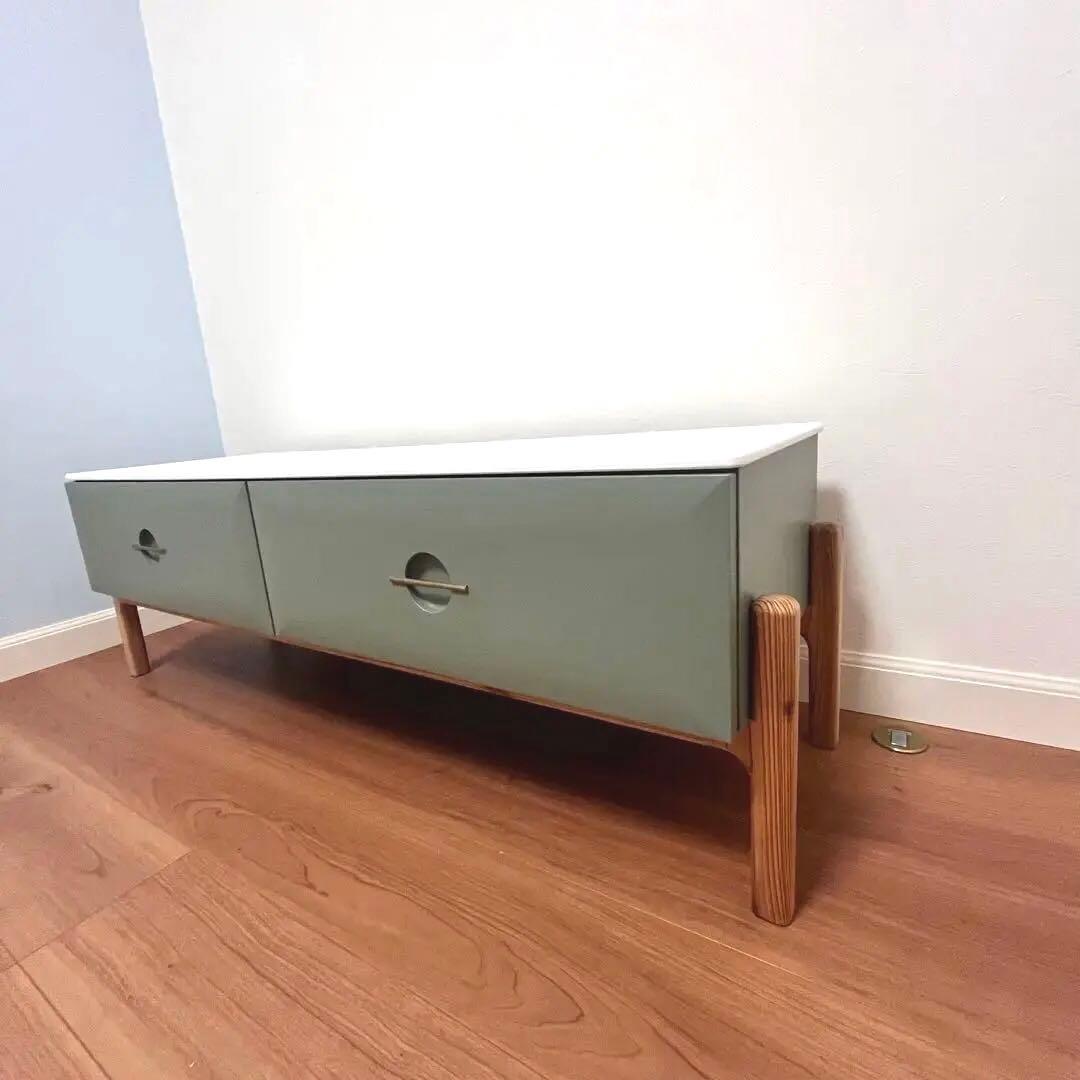新品 一点物　モダン 木製テレビボード　ハンドメイド　テレビ台