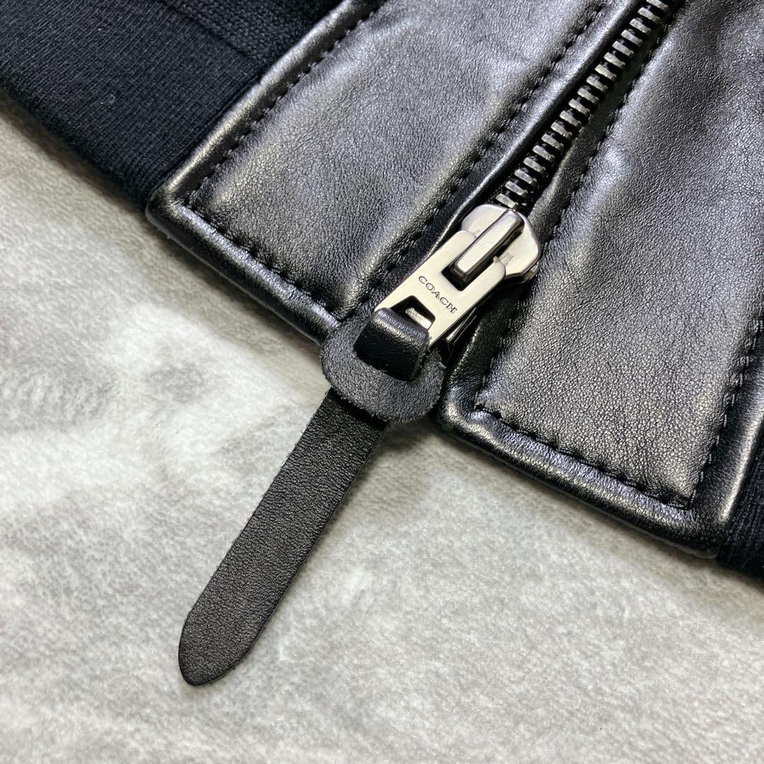 【極美品】COACH G-1 フライトジャケット 襟ボア ラムレザー 短丈 S