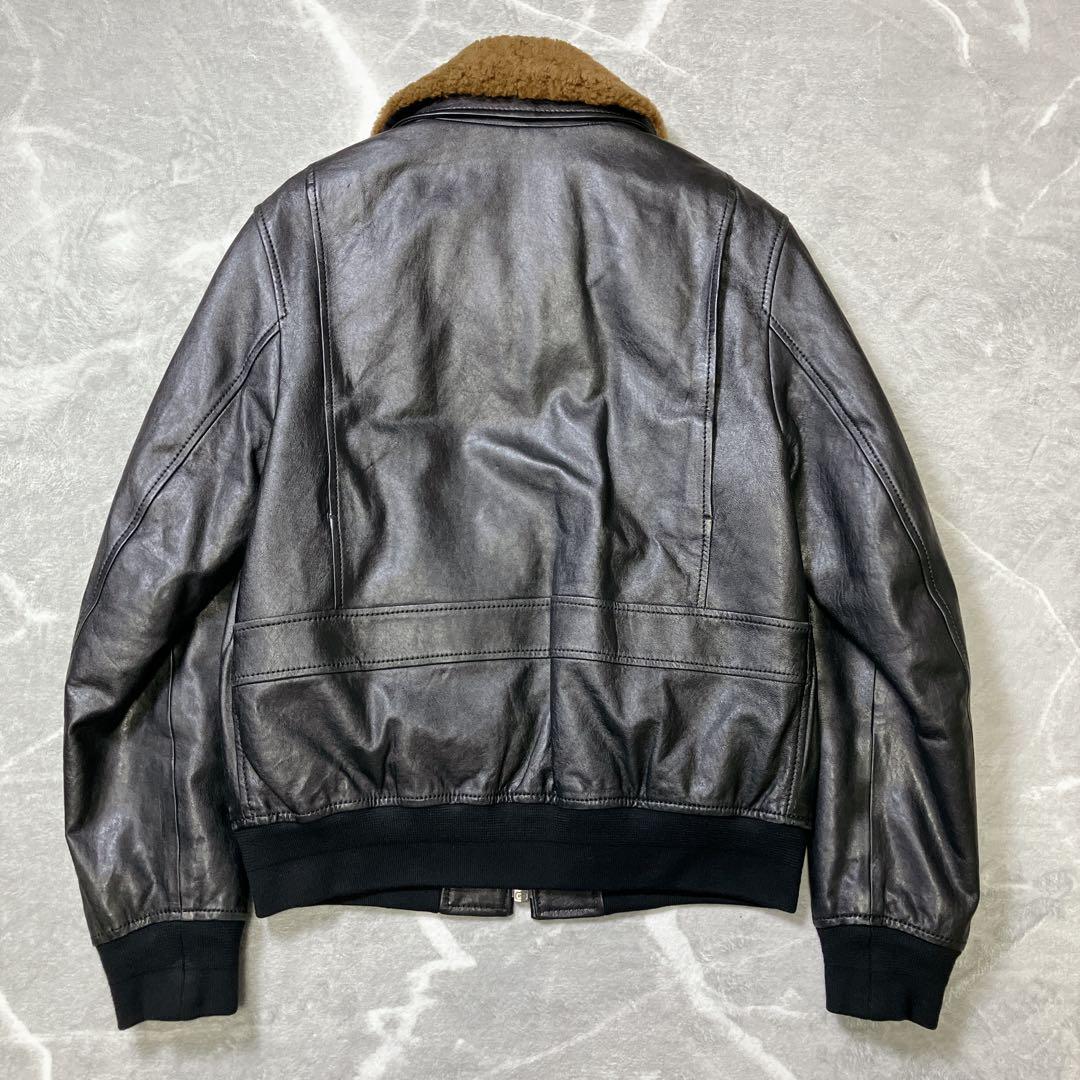 【極美品】COACH G-1 フライトジャケット 襟ボア ラムレザー 短丈 S