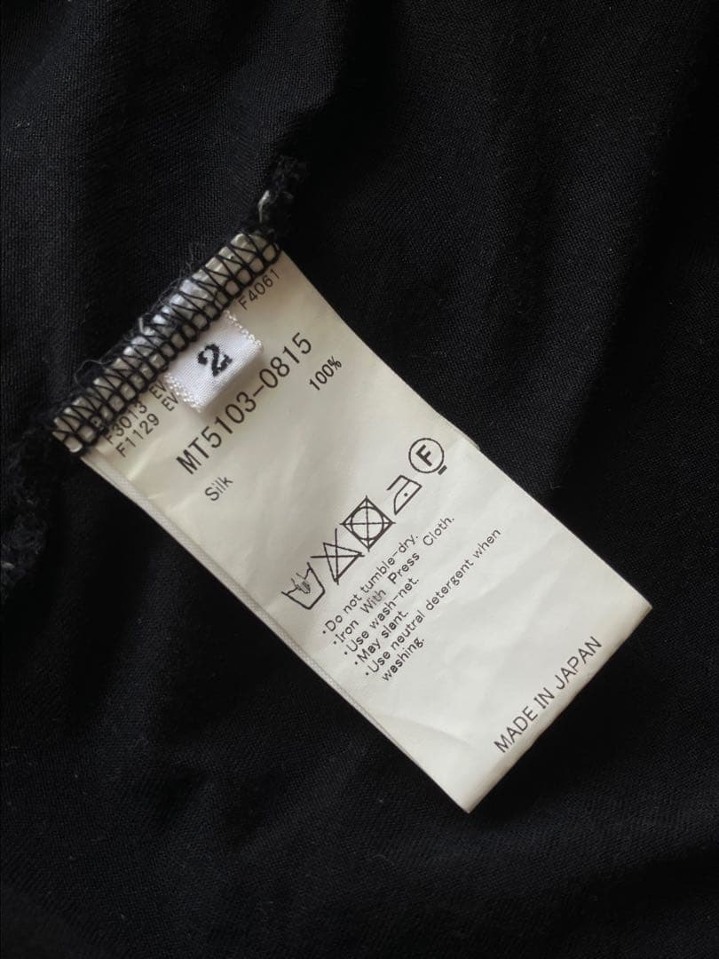 25SS MAATEE&SONS SILK 天竺TANK TOP black2