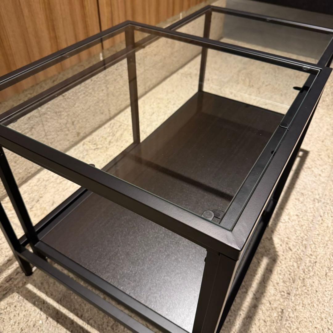 IKEA VITTSJÖ ヴィットショー ネストテーブル 2点セット