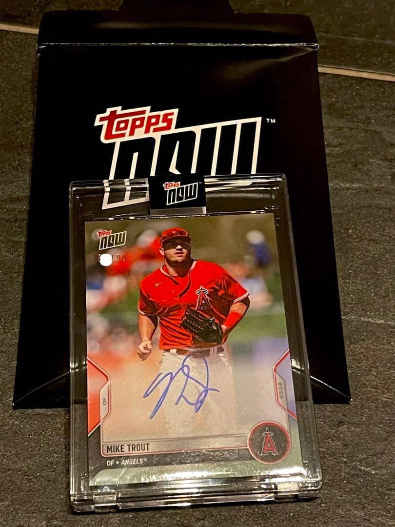 Mike Trout 直筆サイン　マイクトラウト auto /99 topps