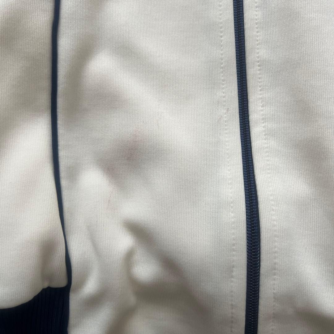 adidas 古着トラックジャケット クリーム/ネイビー