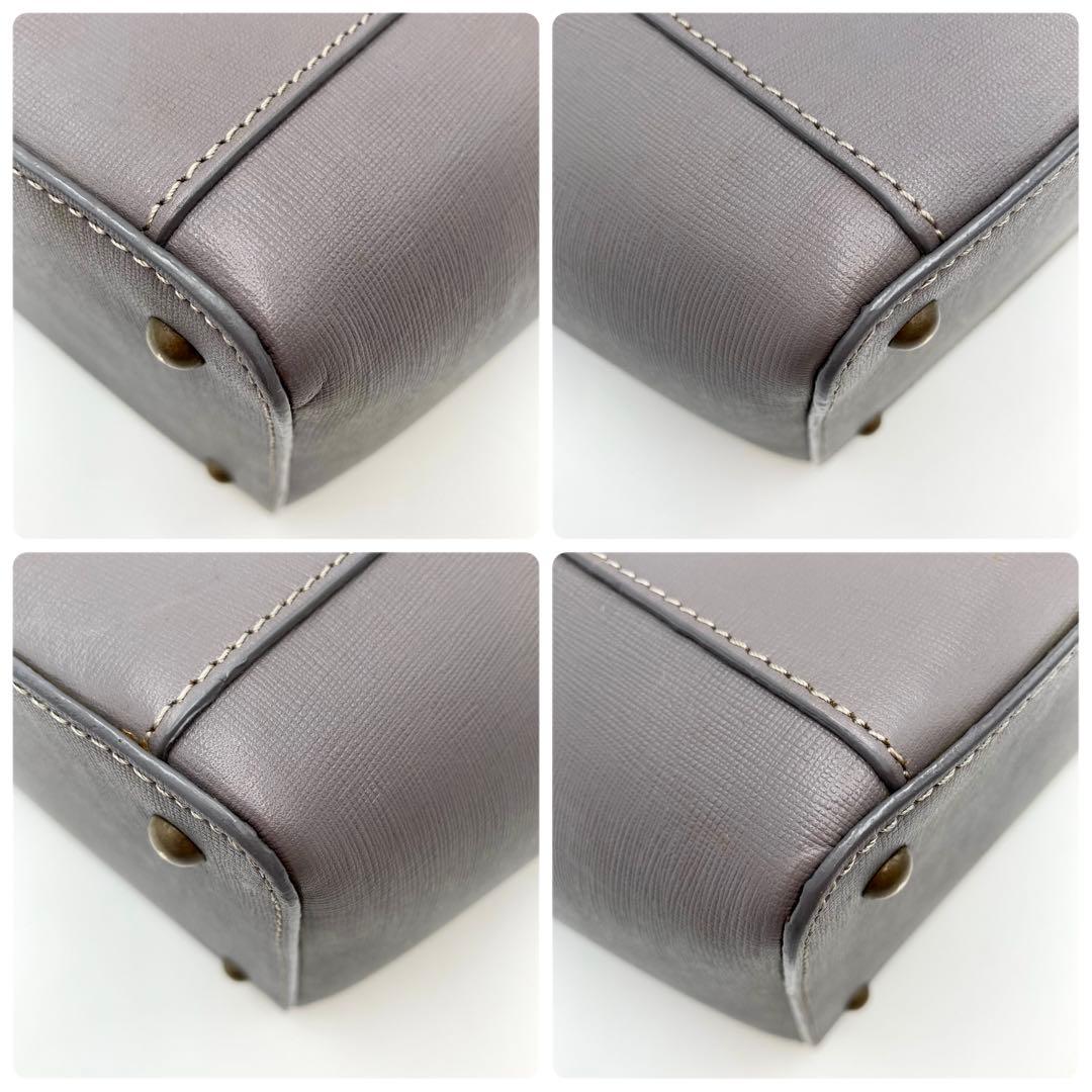 sy bloom✨ マザーハウス アンティーク トートバッグ 本革 グレー