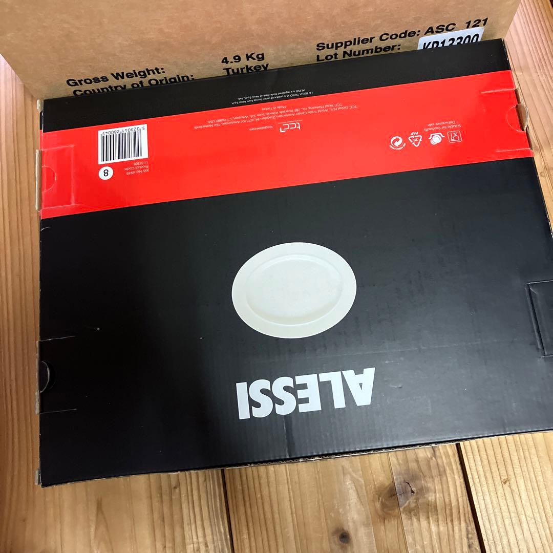 La Bella Tavola　オーバルプレート　4枚　元箱入り　ALESSI