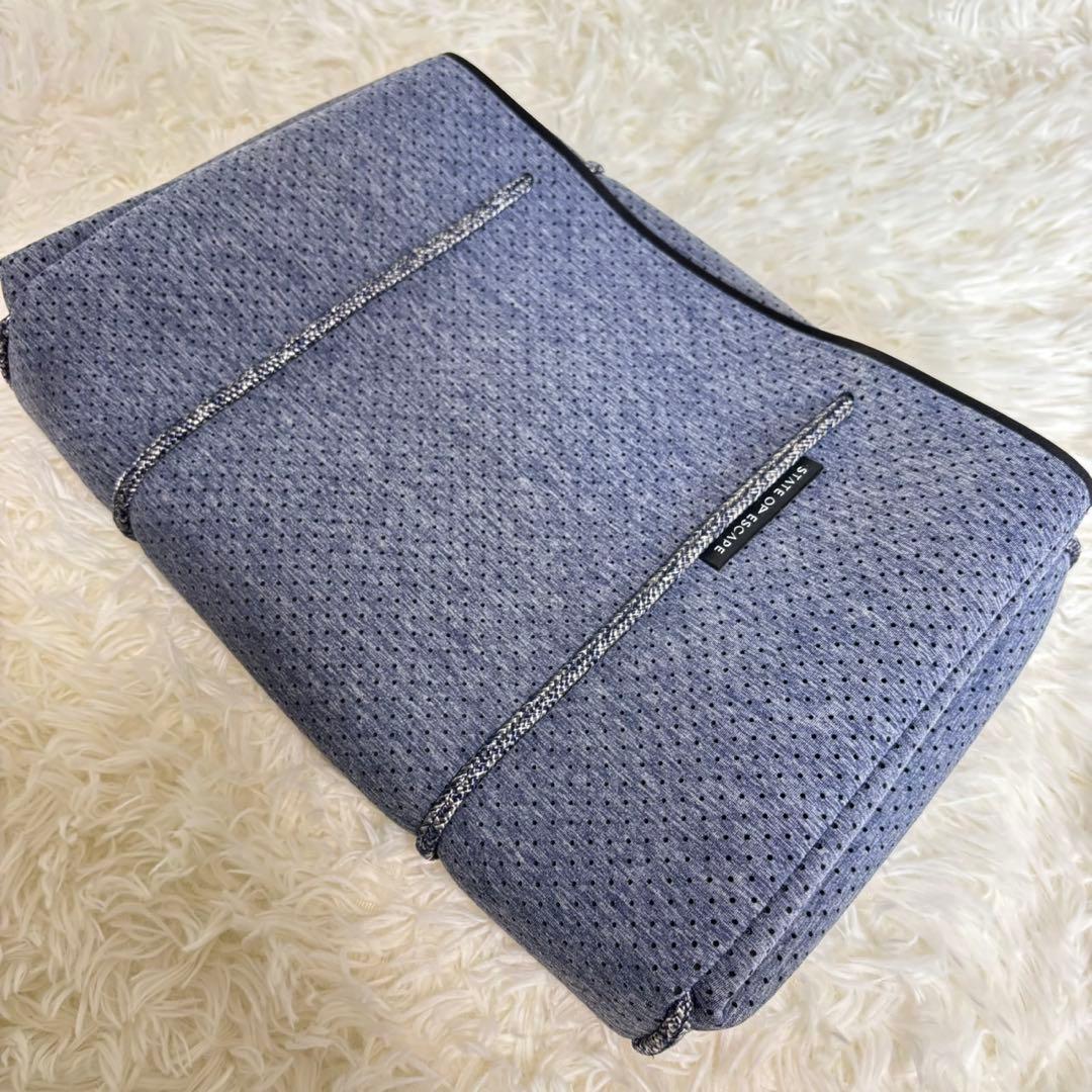 極美品 大容量 レアカラー ステイトオブエスケープ マザーズバッグ ポーチ付き