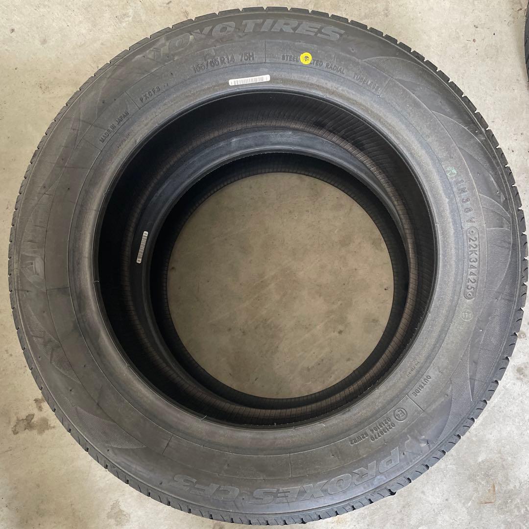 トーヨー　夏タイヤ　155/65R14 新品　2本　送料込み
