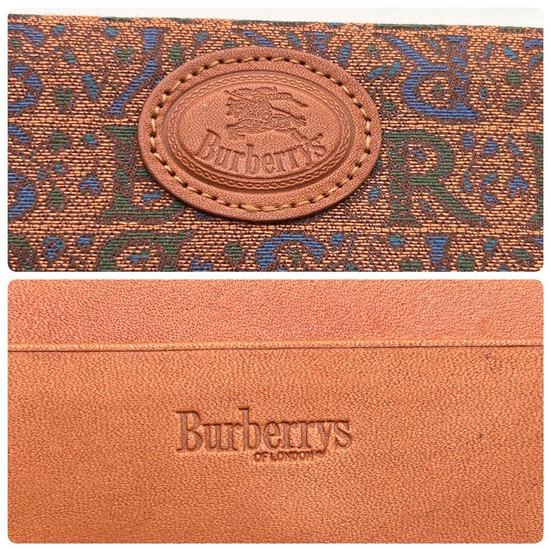 ✨レア美品✨ BURBERRY 三つ折り財布 がま口 ヴィンテージ 希少性大
