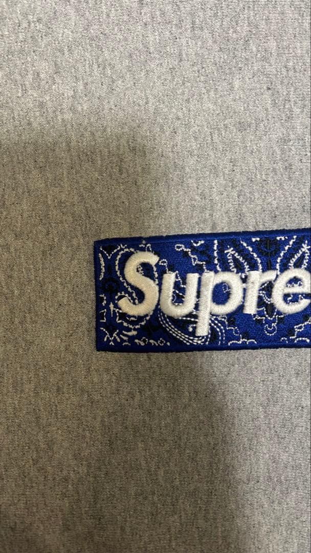 Supreme Box Logo パーカー Blue XL 正規品
