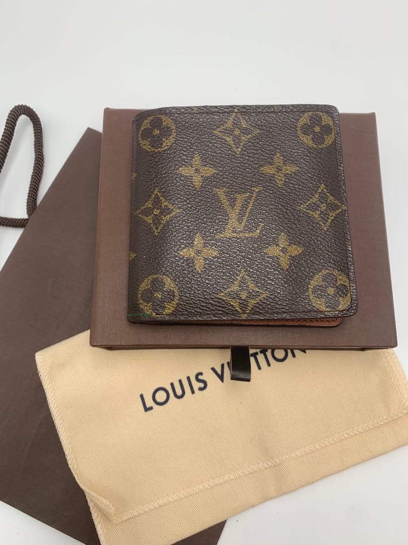 ルイヴィトン 二つ折り財布 モノグラム ポルトフォイユマルコ CA0998