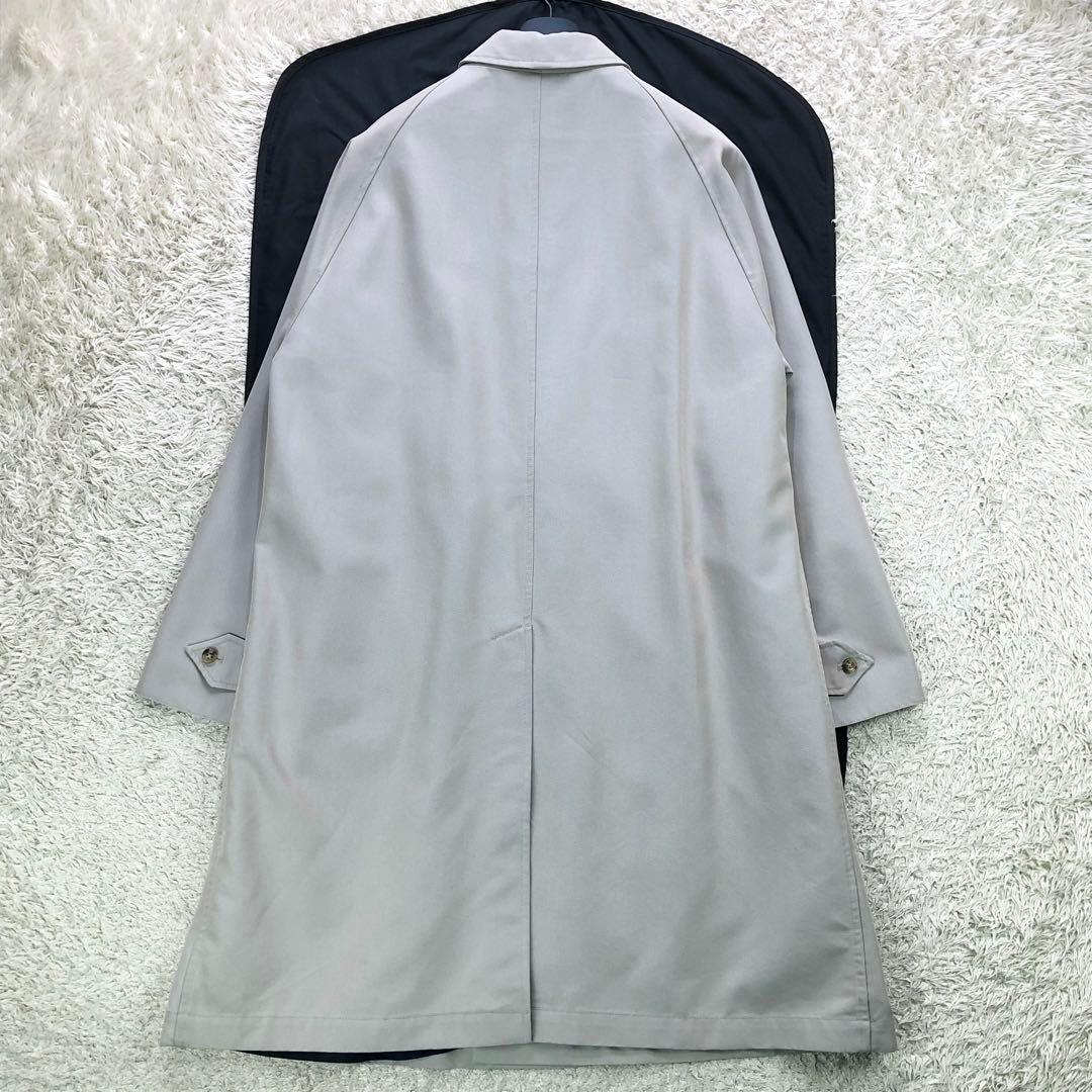 美品⭐ビームスプラス ステンカラーコート チェック Mサイズ ロング丈