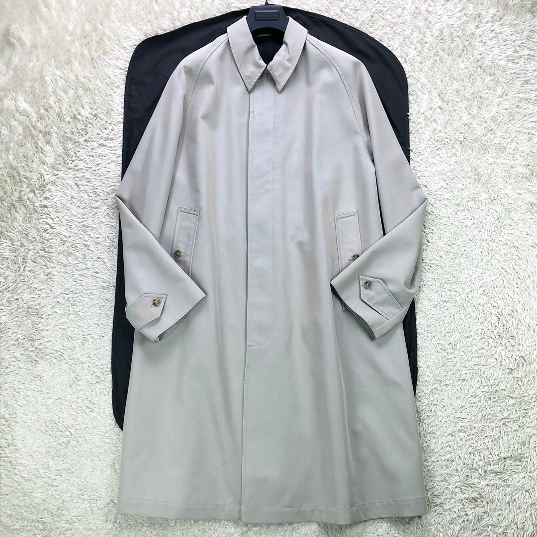 美品⭐ビームスプラス ステンカラーコート チェック Mサイズ ロング丈