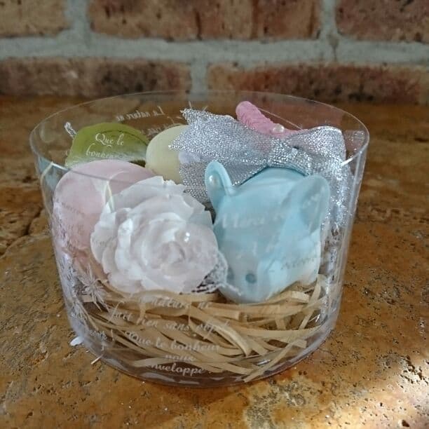 確認用★アロマストーン☆子ぶたマカロン