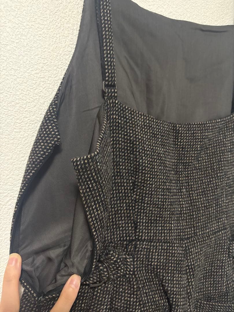 AURALEE／2022AW／WOOL TWEED OVERALL