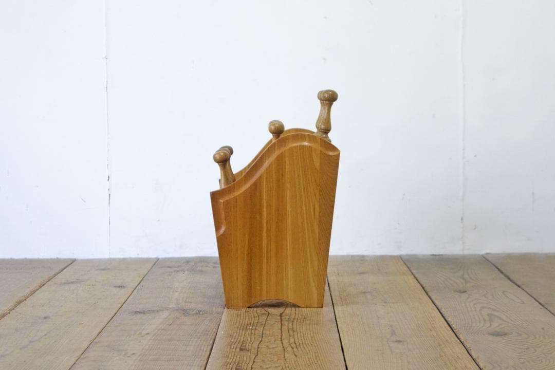 飛騨産業 キツツキ 穂高 スリッパラック 玄関収納 無垢材 ヴィンテージ