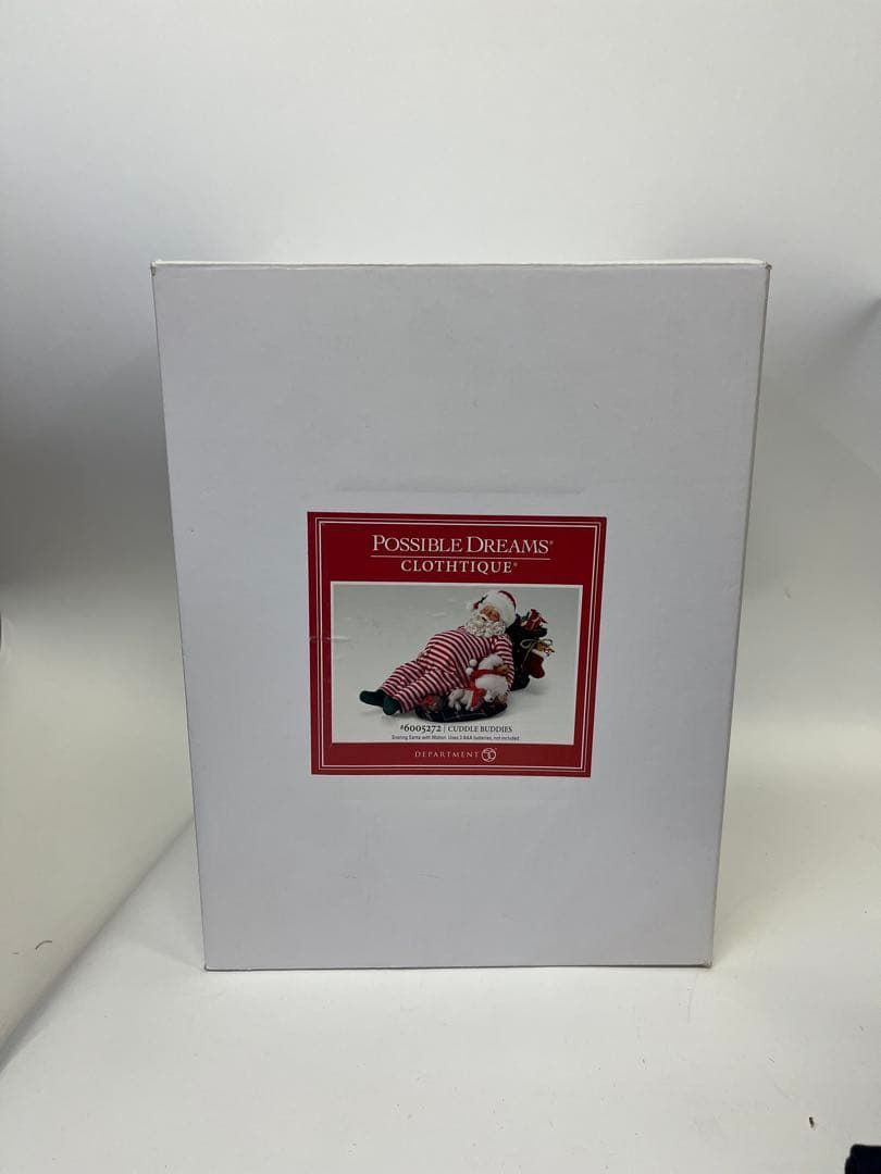 POSSIBLE DREAMS サンタクロースフィギュリン お昼寝 人形