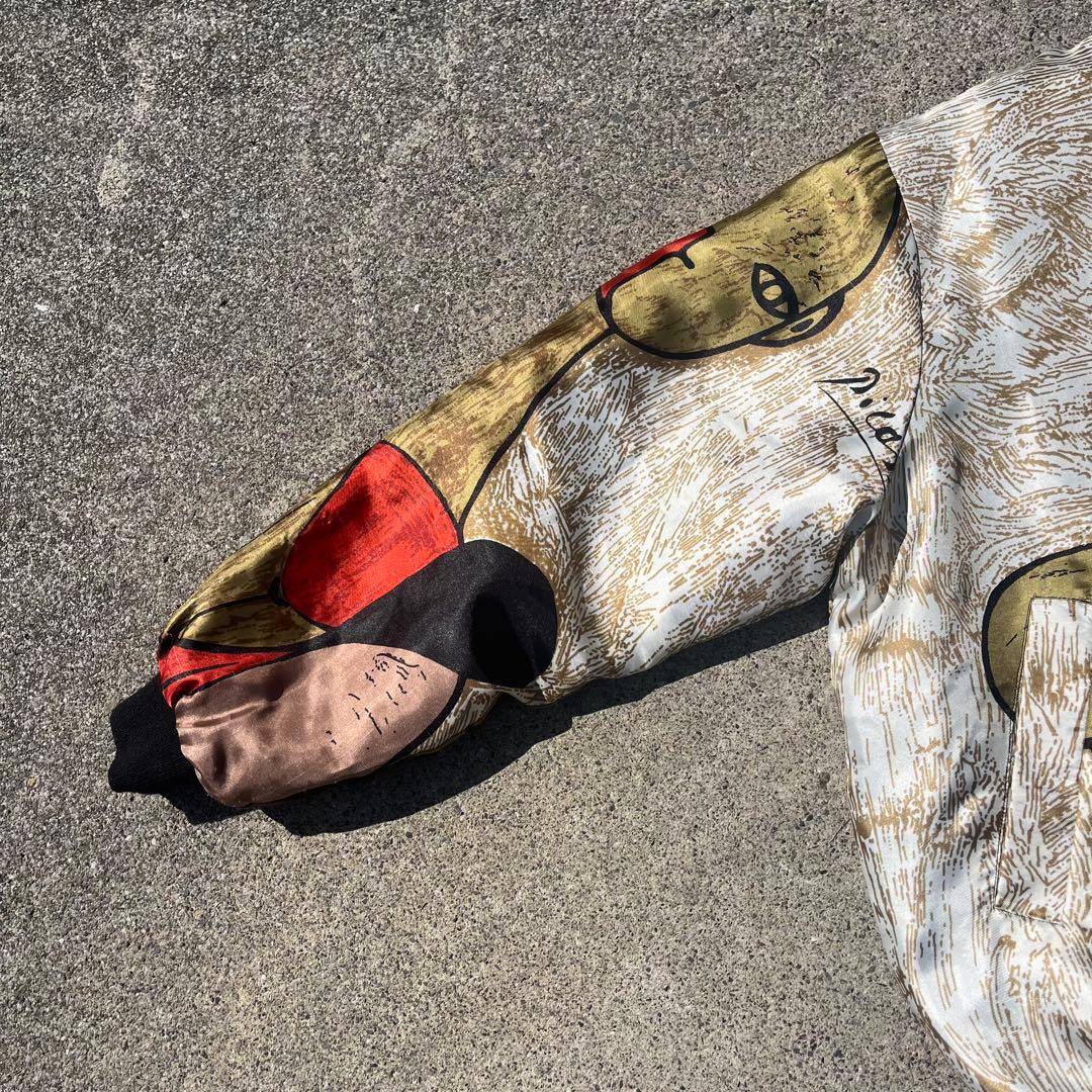 ピカソジャケット vintage ボンバージャケット キルティング 短丈