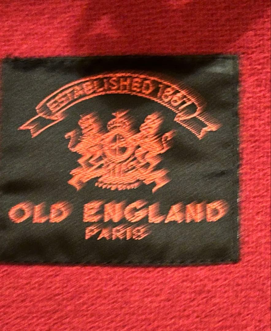 ⭐️値下げ要相談⭐️希少♡OLD ENGLAND ヘリンボーンダッフルコート　レッド