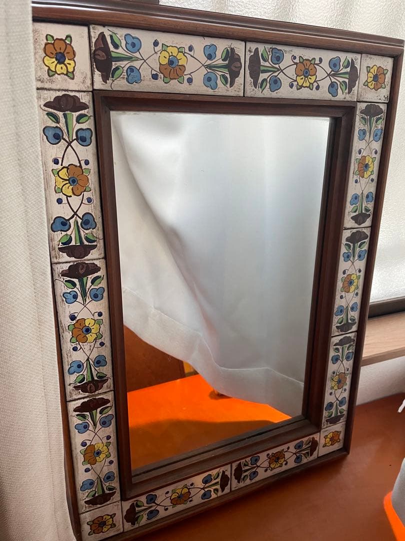 スペイン製 ウォールミラー ACTUS バレンシアシリーズ　スペイン製タイル