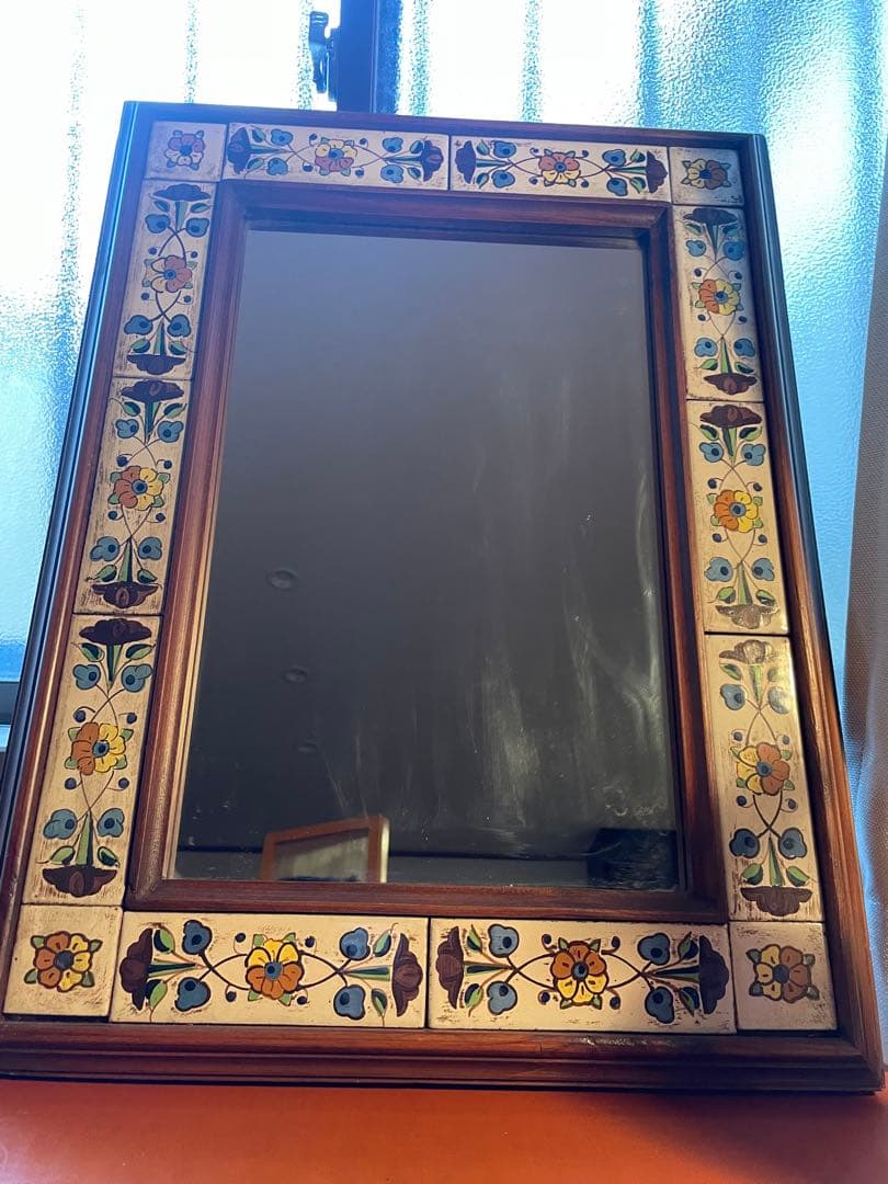 スペイン製 ウォールミラー ACTUS バレンシアシリーズ　スペイン製タイル