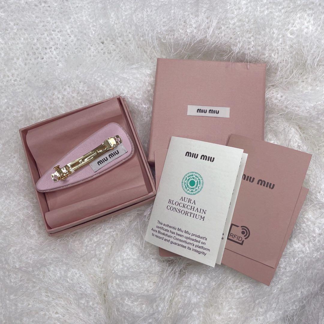 MIUMIU バレッタ ヘアクリップ
