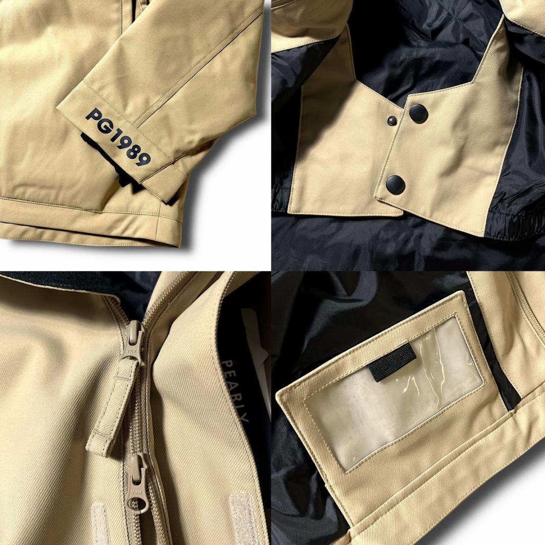 ベージュ パーリーゲイツ 定価10.4万 防水防風 上下セット スノーウェア M