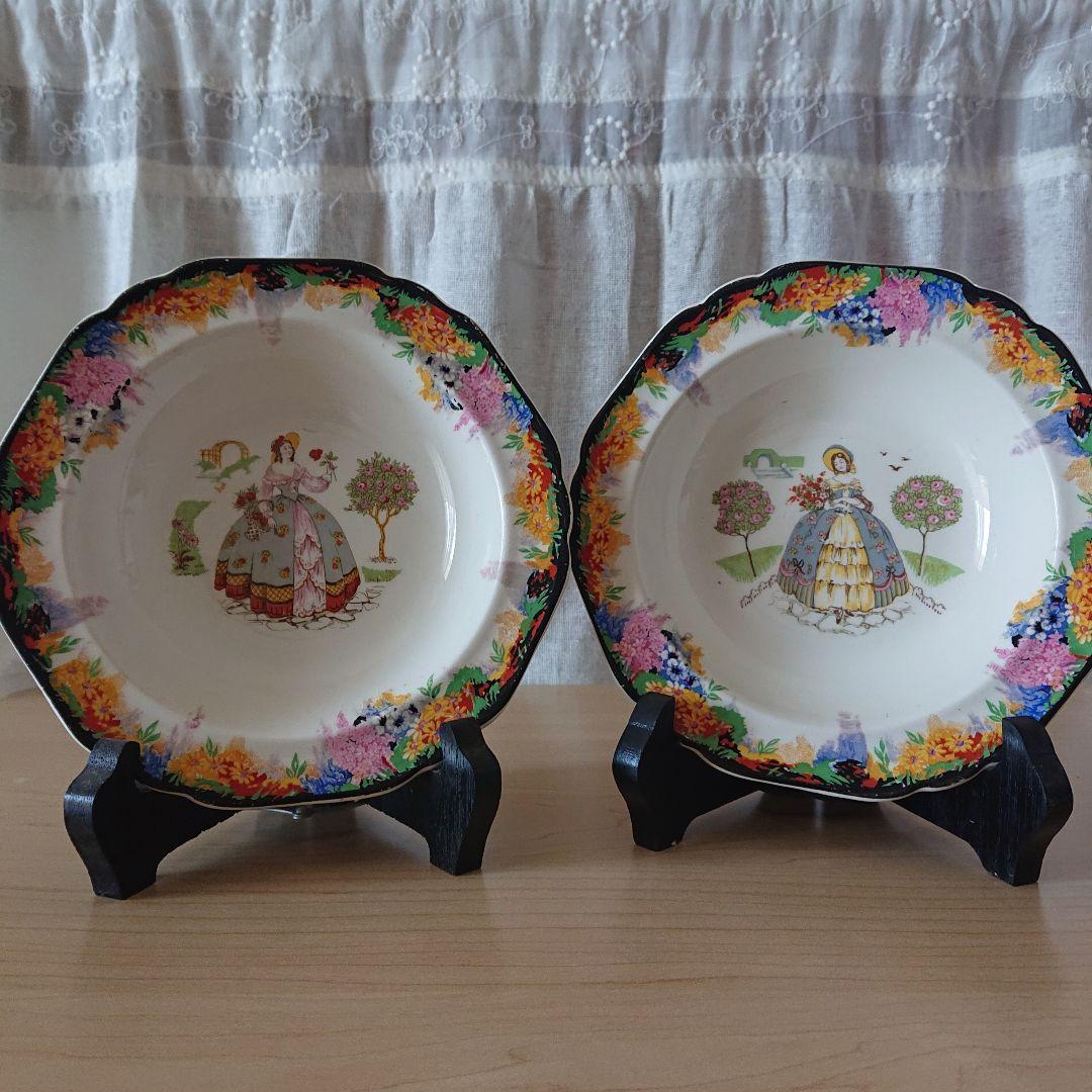 アンティーク陶器皿