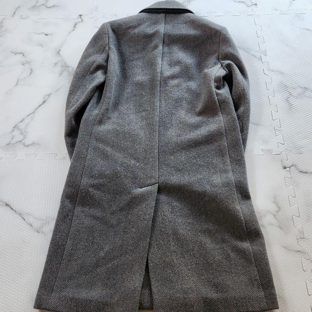 入手困難✨エトロ チェスターコート カシミヤ ヘリンボーン 大きいサイズ