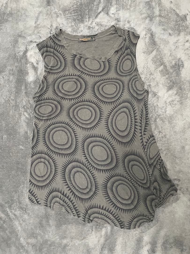 【レア】UNDERCOVERISM SCAB期 giz柄ノースリーブカットソー