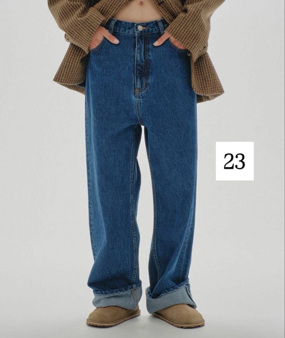 パンツ TODAYFUL Cary's Denim blue 23