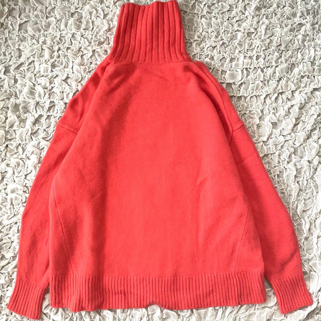 美品 B&Y ユナイテッドアローズ　 ウールカシミヤ タートルニット　ピンク