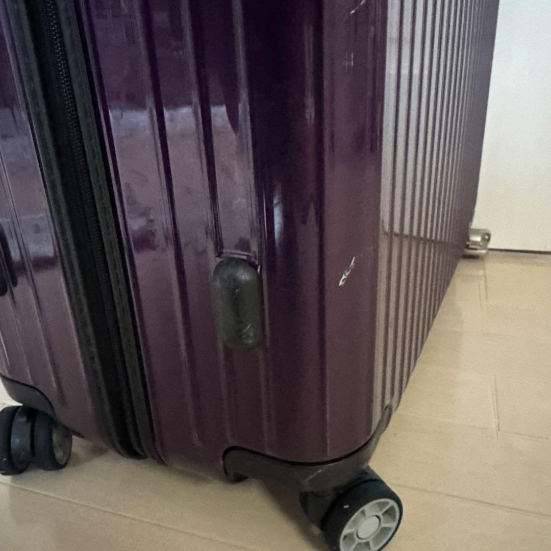 【良品】RIMOWAリモワ サルサエアー 4輪94Ｌ大容量ウルトラバイオレット