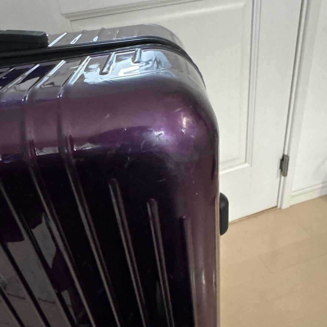 【良品】RIMOWAリモワ サルサエアー 4輪94Ｌ大容量ウルトラバイオレット