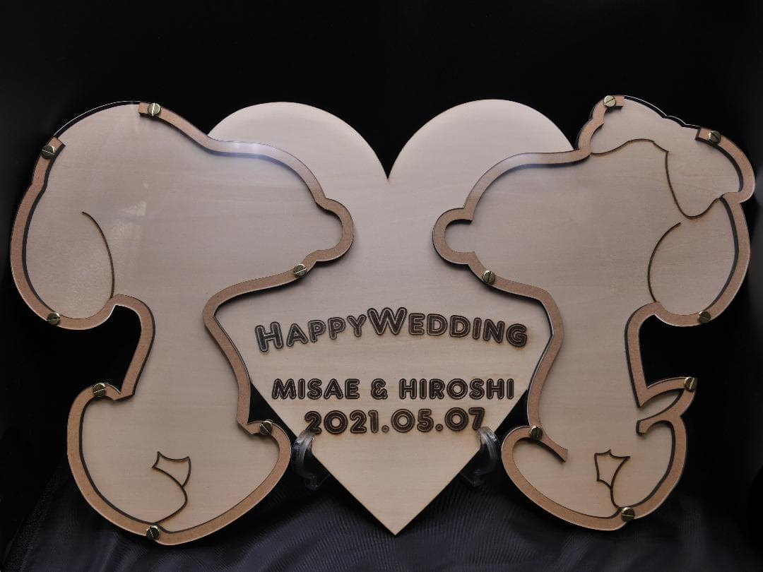 オーダーメイド　ハートドロップス　ハンドメイド　お祝いのプレゼントにも！