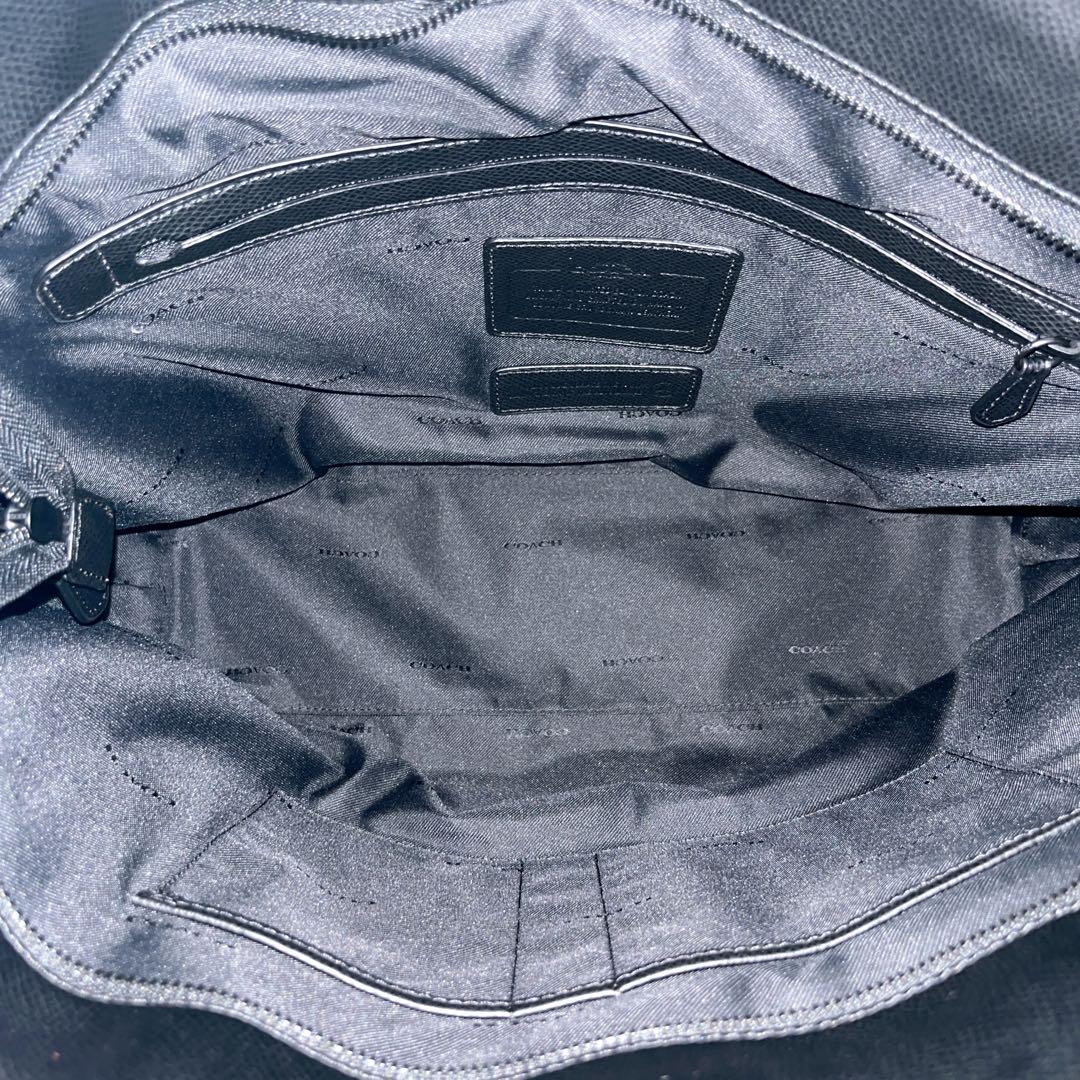 コラボ　別注　コーチ×メルセデスベンツ　トートバッグ　メトロポリタン　レザー　黒