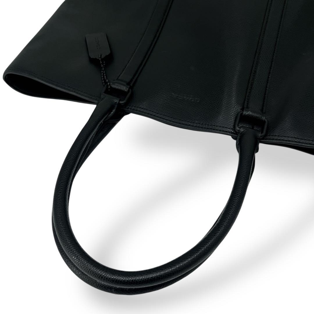 コラボ　別注　コーチ×メルセデスベンツ　トートバッグ　メトロポリタン　レザー　黒