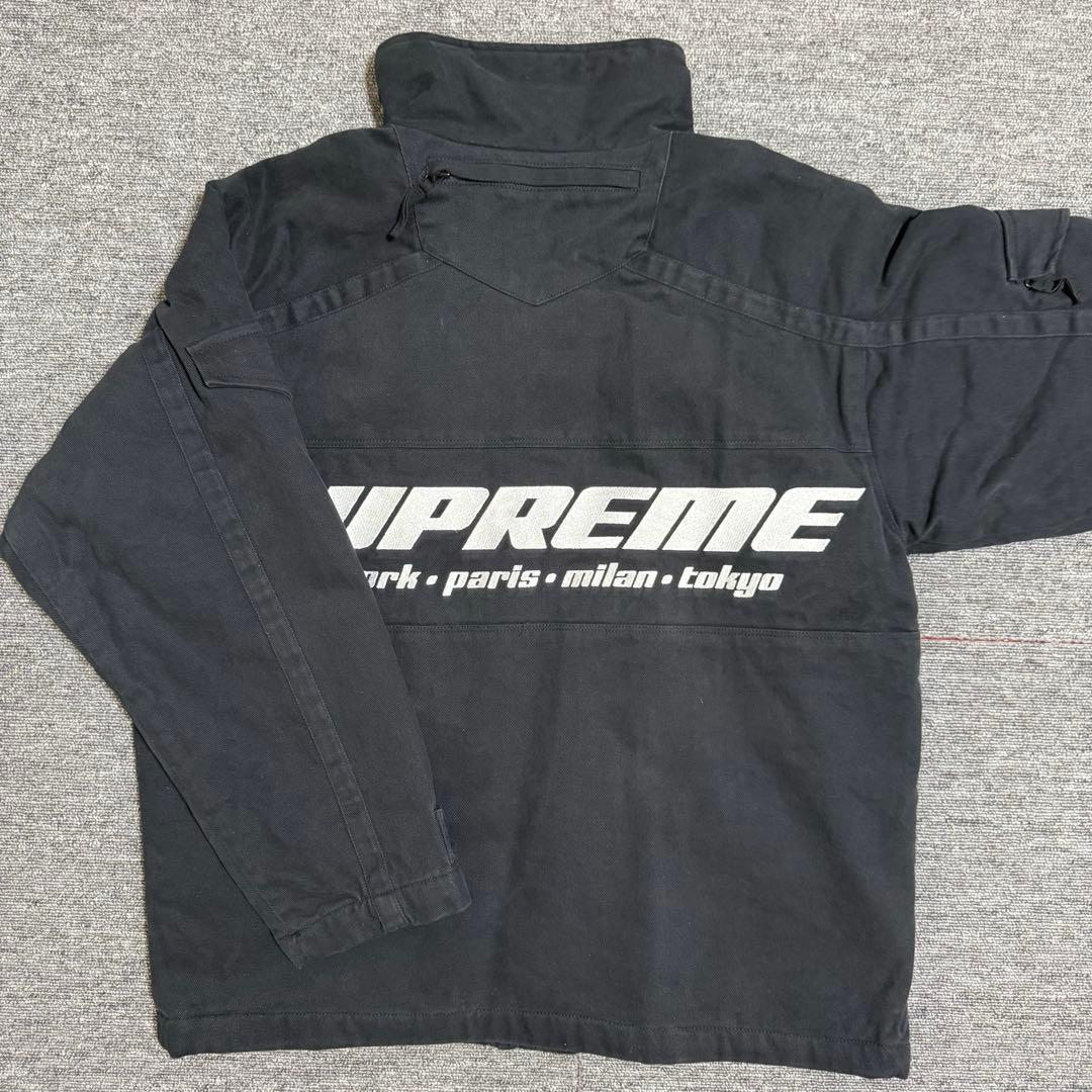 【美品】Supreme Brushed Twill Zip Jacket