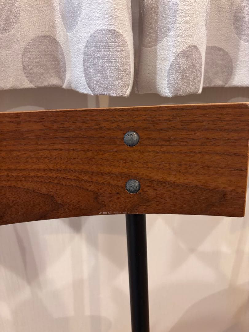 ニトリ シンプルなダイニングチェア（黒） 2脚セット