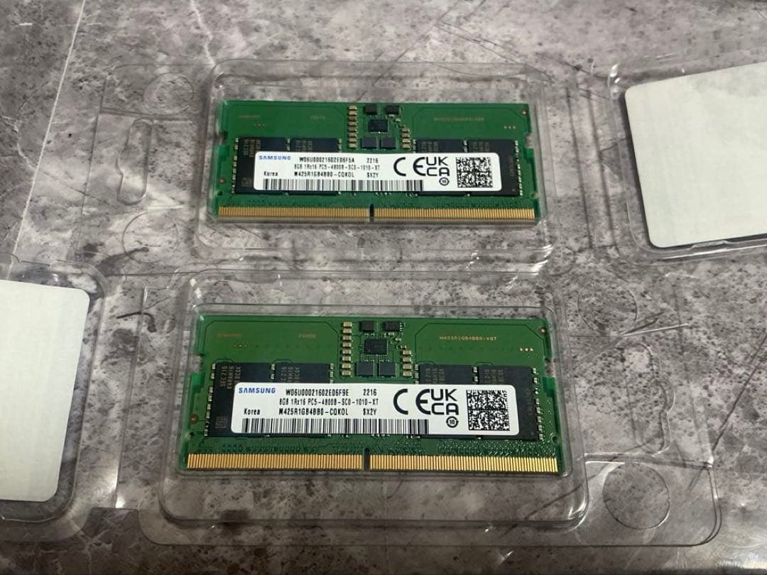 未使用 DDR5 16GB SAMSUNG メモリー 8GBx2枚 pc5
