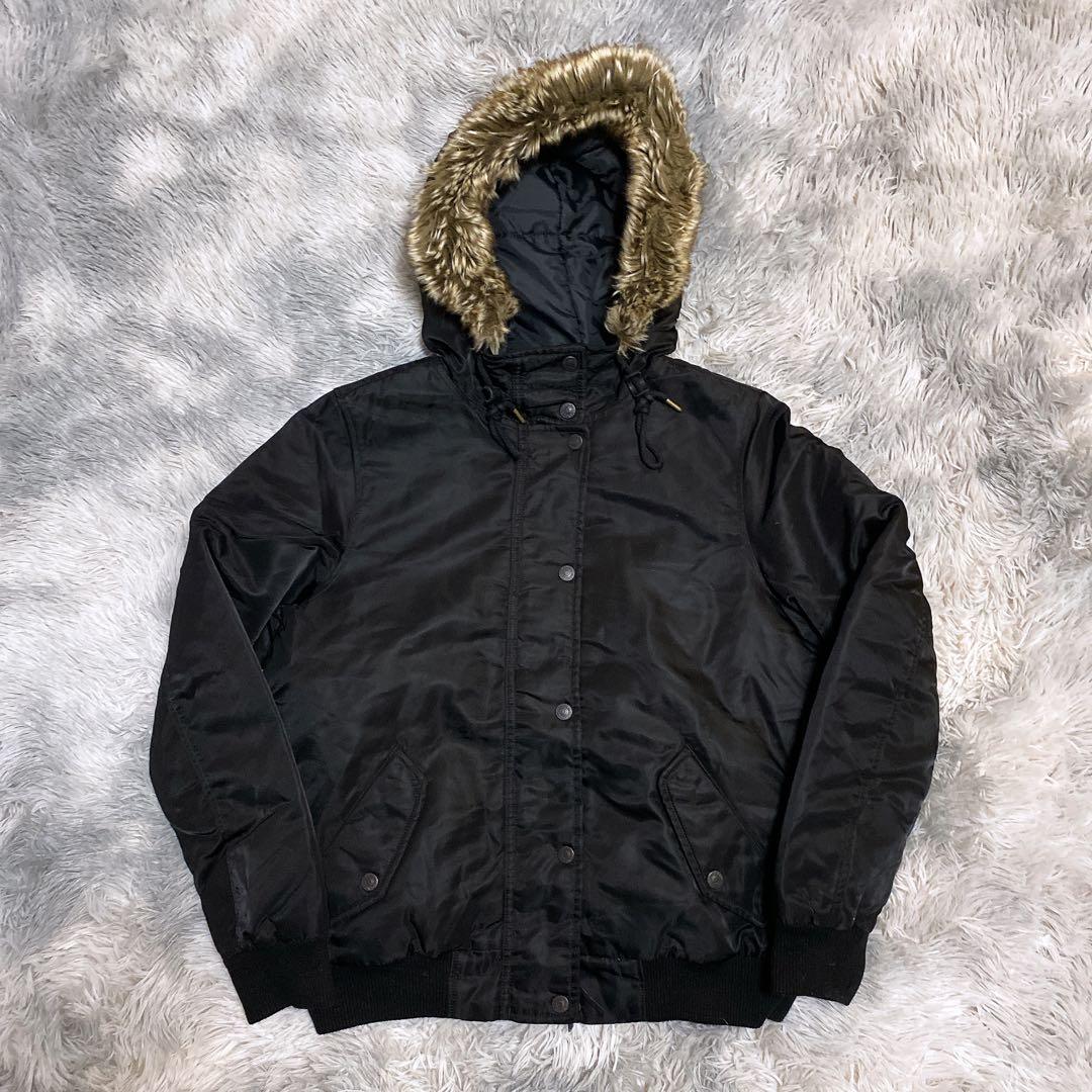 Levi's リーバイス N-2B n2b フライトジャケット M ダウン 黒