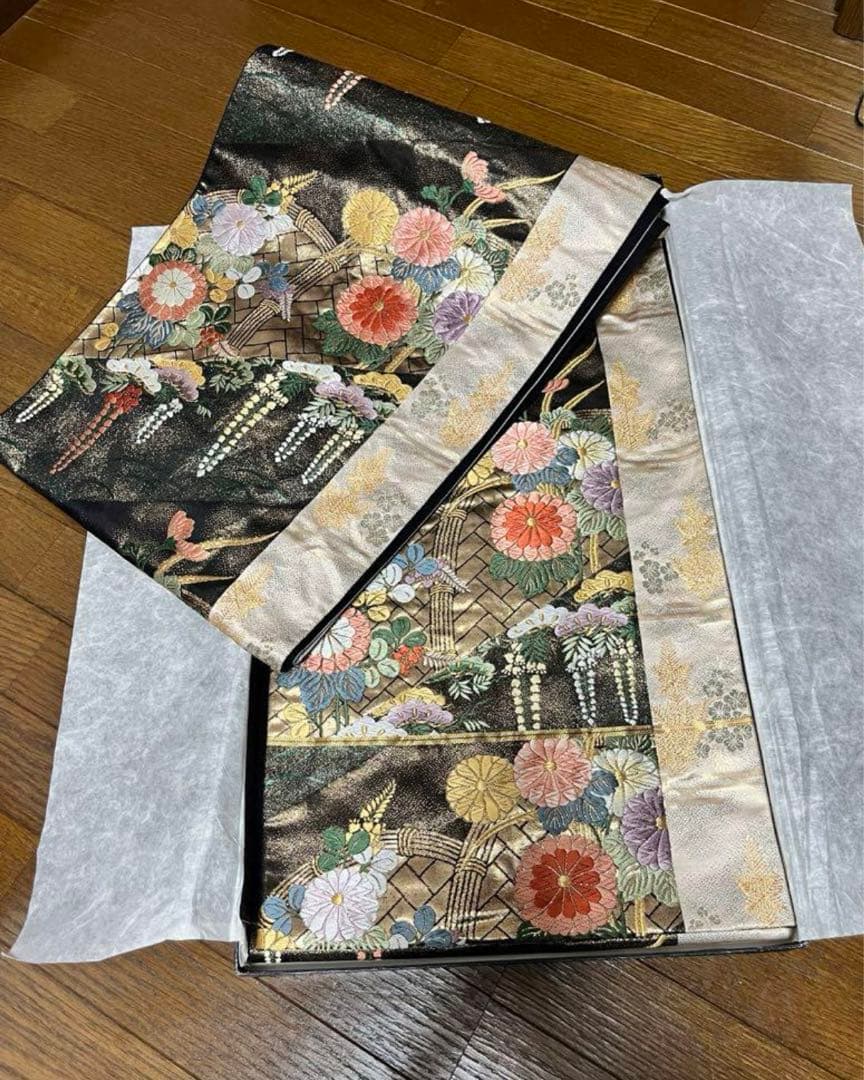 1点物✳︎華やか✴︎振袖総絞り一式セット✴︎ゴールド刺繍帯✴︎成人✴︎卒業式✳︎正絹
