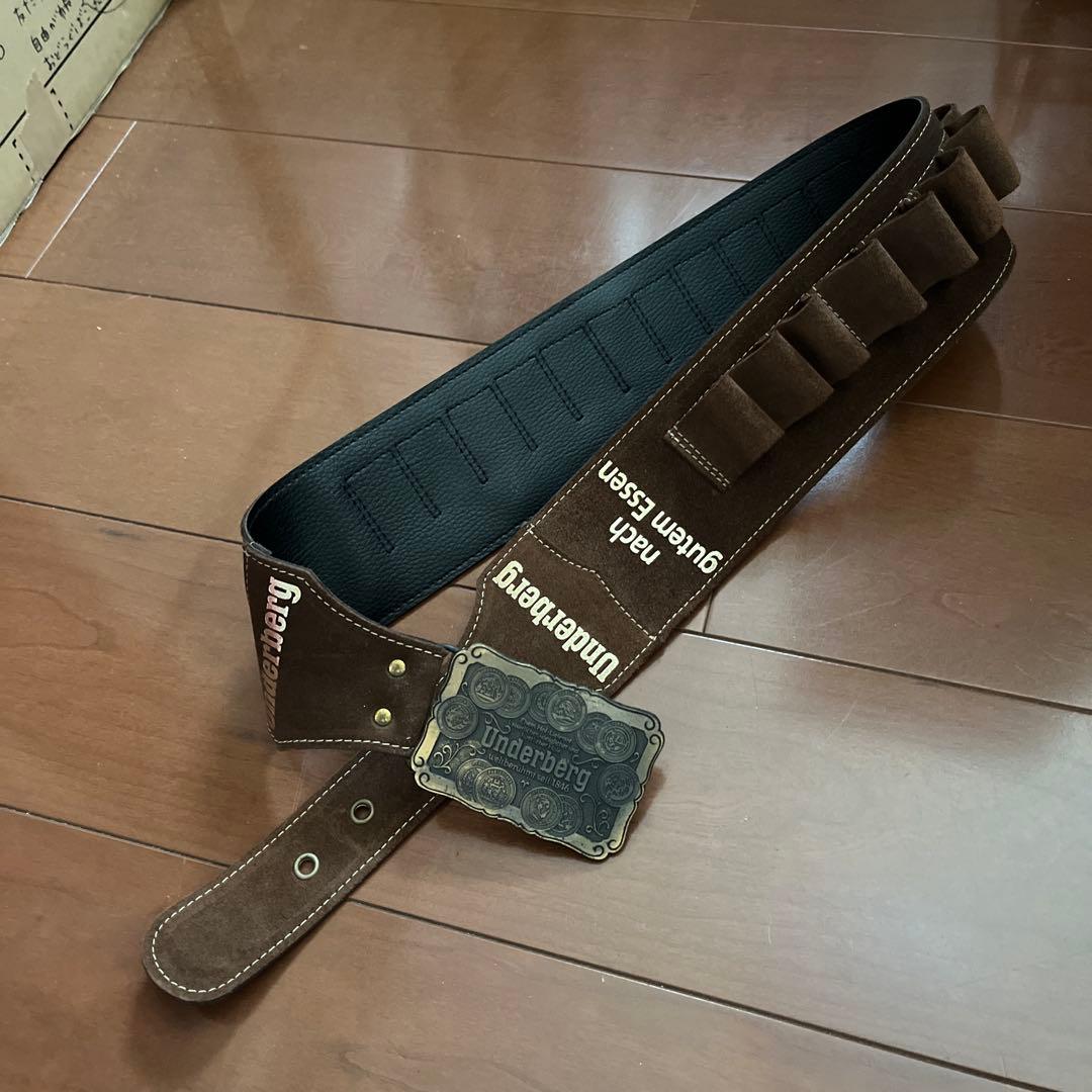 Underberg ガンベルト　ブラウンレザー　非売品